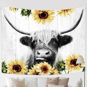 New cow tapestry